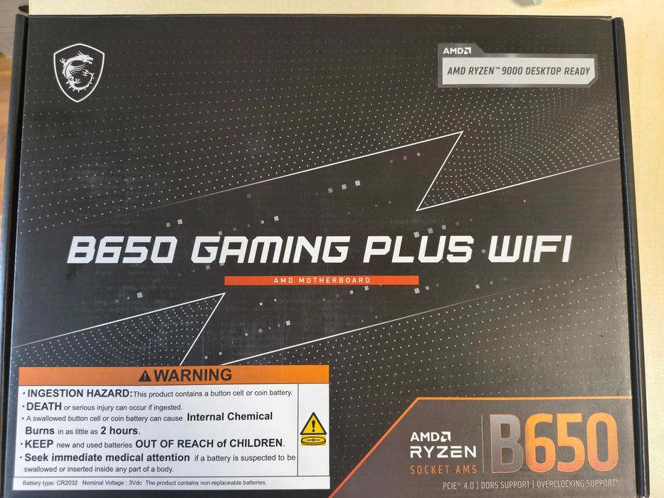 Дъно MSI B650 Gaming Plus WiFi