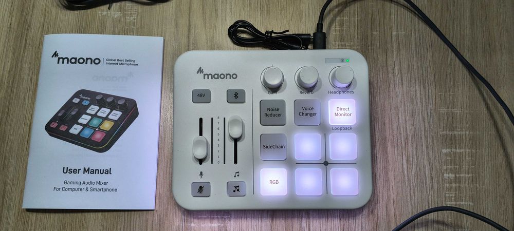 Mixer audio Maonocaster G1 NEO (AMG1 Neo) - streaming/gaming, XLR=