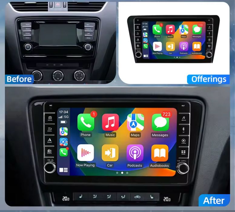 Navigatie dedicata compatibila cu Skoda Octavia 2014  - 2017