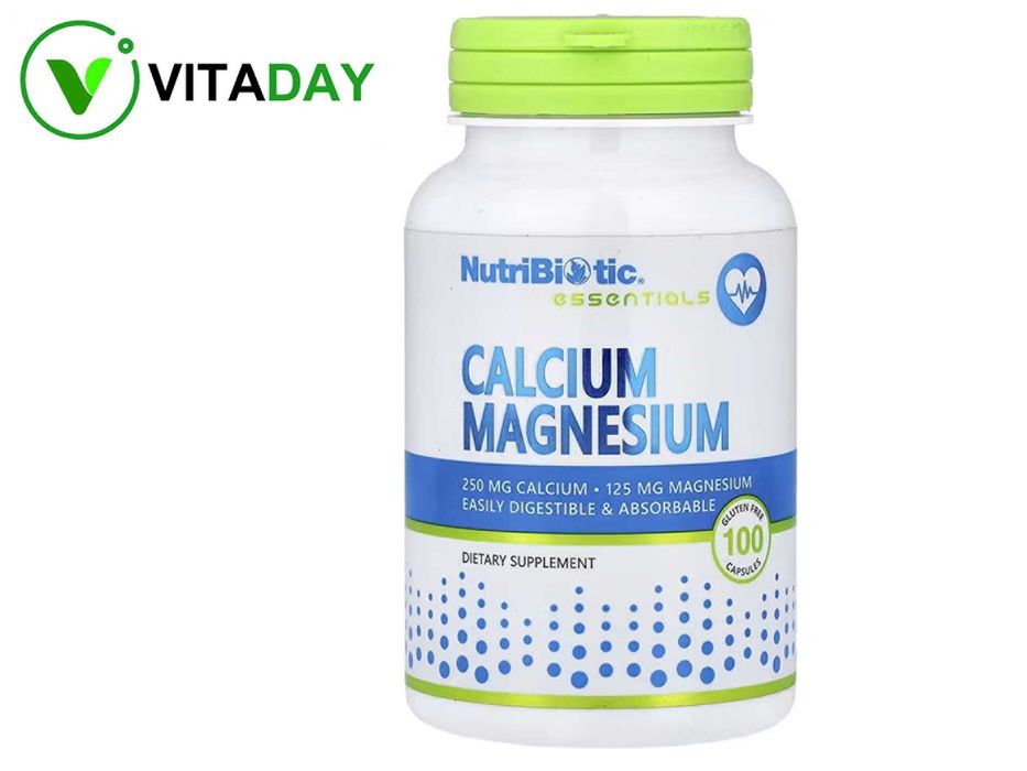 NutriBiotic Calcium Magnesium кальций магний kalsiy калций магний