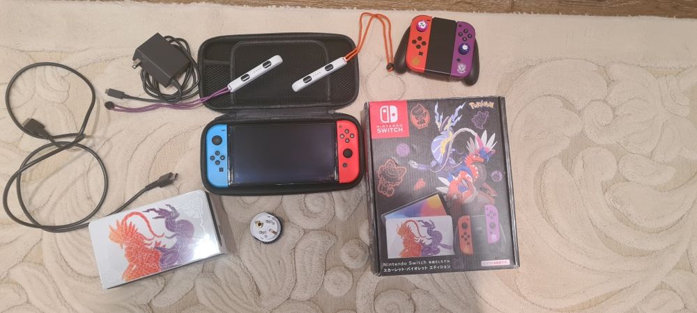 Nintendo switch scarlet and violet oled 512gb SD card