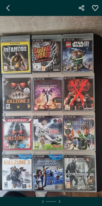 Игровые диски на PS 3