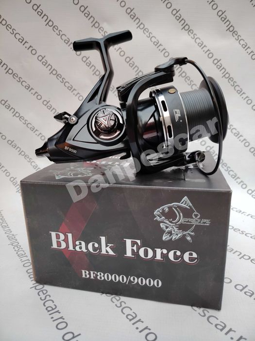 SET 4 Mulinete PROFL BLACK FORCE 9000 cu tambur Long Cast