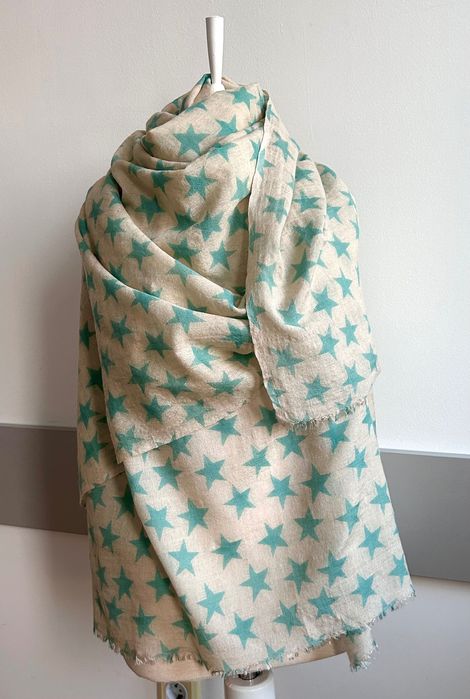 Becksondergaard шал вълна и коприна и нов цветен шал