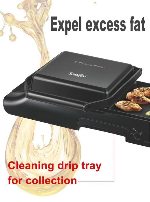 Электрический гриль с двумя пластинами Sonifer SF-6131