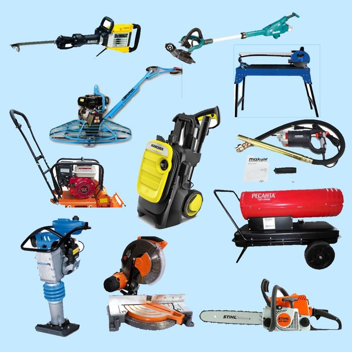 Аренда Бензопила отбойник и другие инструменты