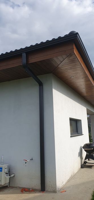 Jgheaburi și burlane din aluminiu dintr-o bucata fără îmbinari maro ⁰⁰