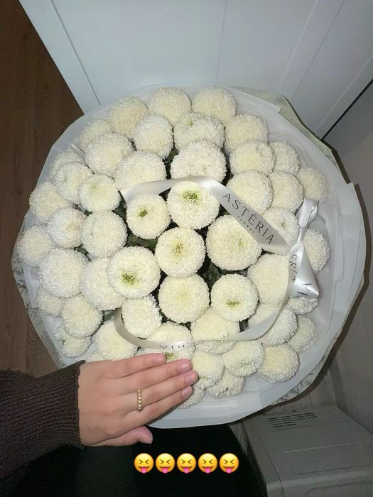 Свежий букетт, хризантема букет
