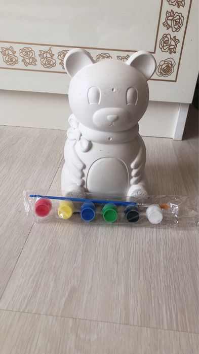 Копилка из гипса