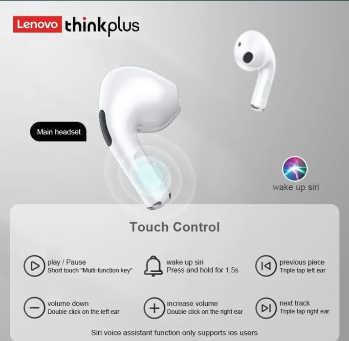 Bluetooth слушалки Lenovo LP40(Lp40 pro)