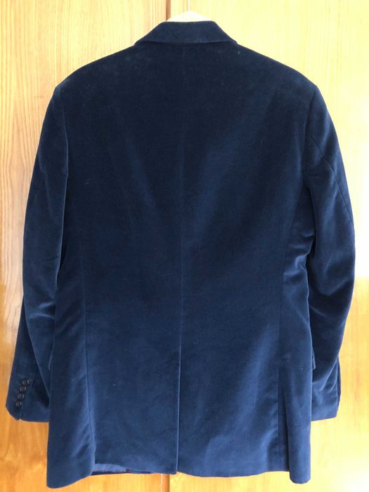 Мъжко кадифено сако с подарък елегантна риза