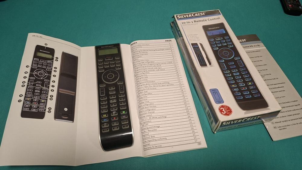 Ново универсално дистанционно  с програмиране на бутони и функции