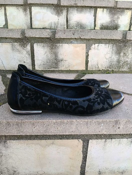 Дамски обувки, естествена кожа тип балерина