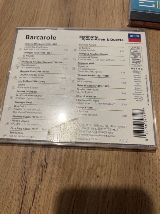 CD Баркарола – класическа музика, оригинал