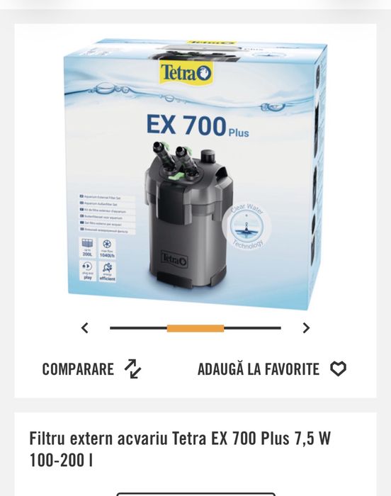 Filtru extern Tetra Ex 700plus