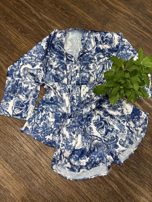 Шелковая женская двойка