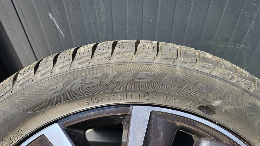 Jante Aliaj RENAULT OEM + Cauciucuri M+S 245 / 45 / R19