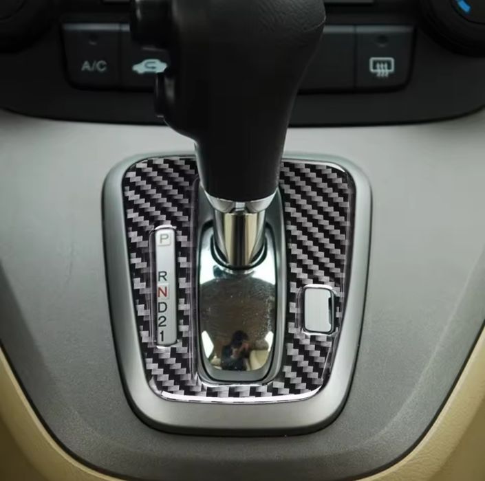 За CRV 3 лост на автоматик карбонови  стикери 2 бр