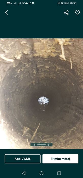 Foraje puțuri apa de mica și medie adâncime piloni denisipări adanciri