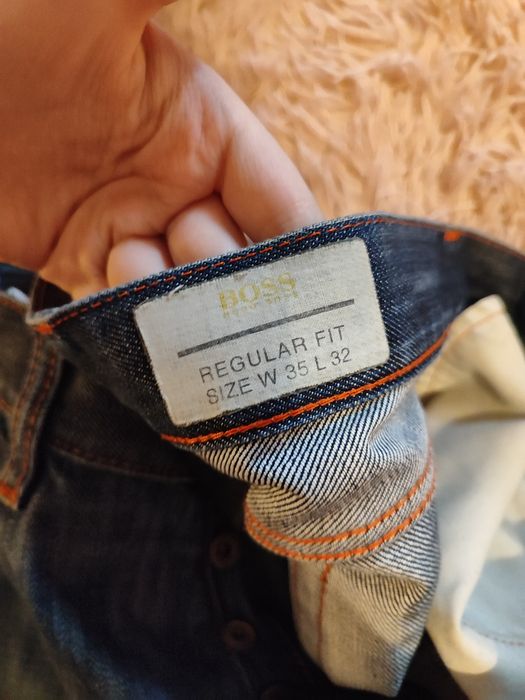 Дънки BOSS тъмно сини