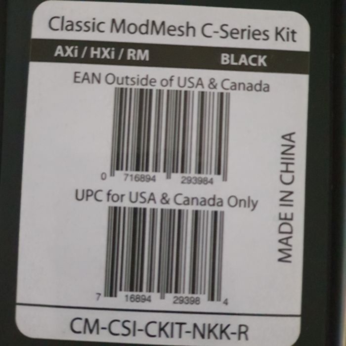 Kit cablemod modmesh cabluri desktop custom Corsair AXi HXi RM - Negru