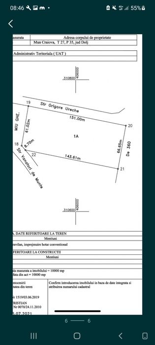 Ofertă!Teren în atenția Dezvoltatorilor imobiliarii,ANL.PARC Craiova