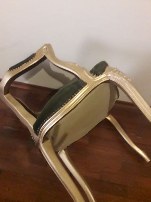 Fotoliu stil baroc din lemn