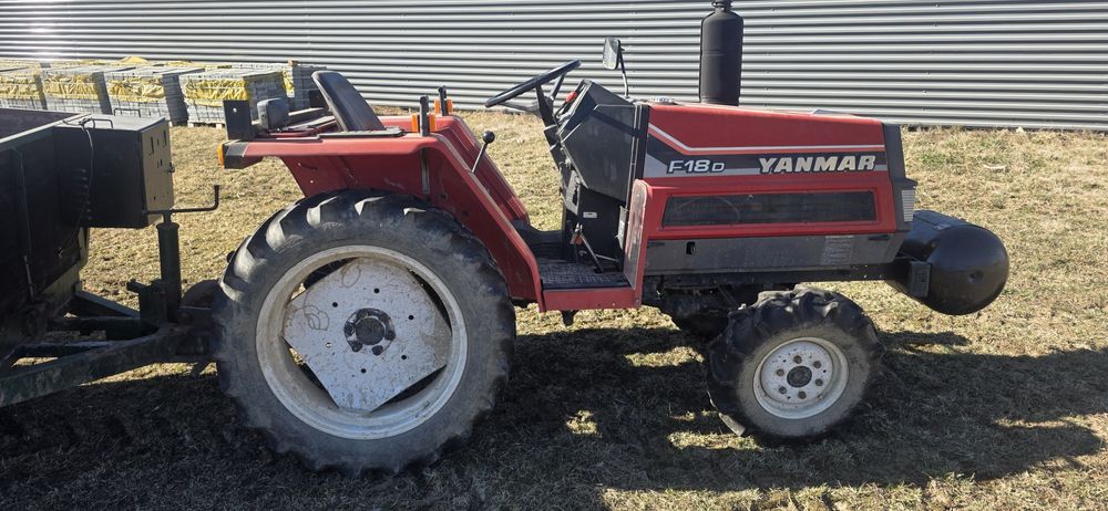 Yanmar F18D.4x4 RAR efectuat plug+freză+remorcă basculabilă.PREȚ FIX.