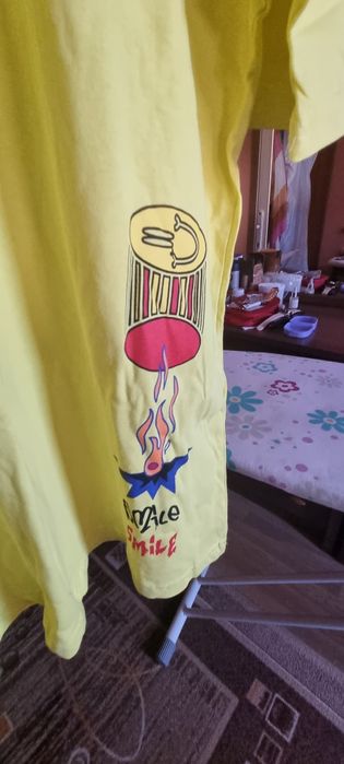 Мъжка тениска в жълто