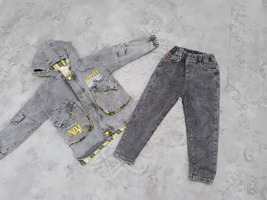 Джинсовая куртка детская