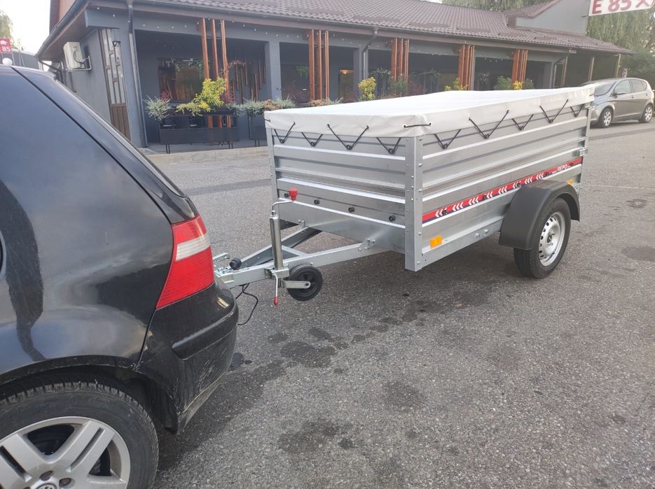 Vand remorca cu 1 axa sau 2 axe 750 kg noua, in Jud Galati