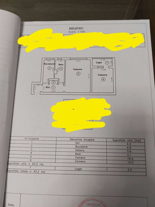 Vand apartament 2 camere Dacia Timisoara