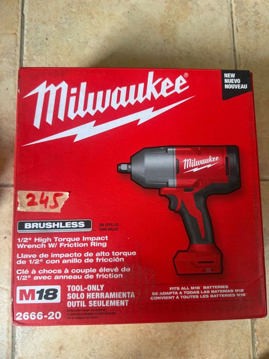 Гайковърт МИЛУОКИ Impact wrench MILWAUKEE 1/2
