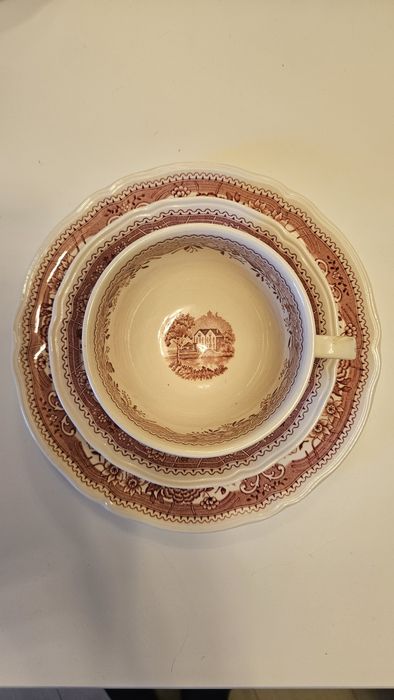 Set ceramica ceai cafea 12 persoane Villeroy Boch model Burgenland