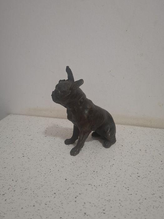 Statueta buldog bronz