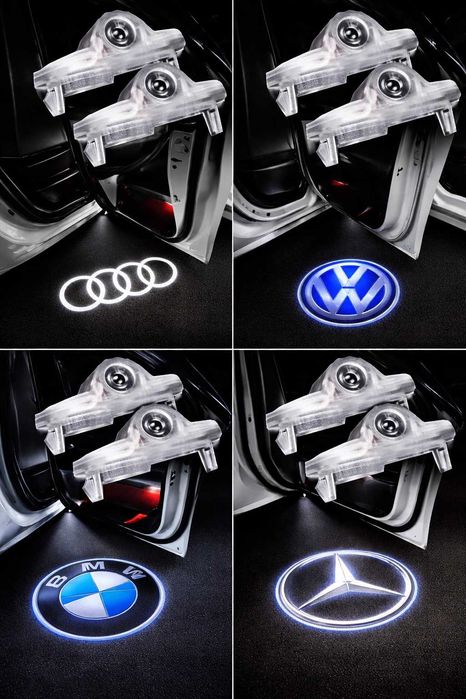 Проектор на Лого за врати с Led, За Volkswagen, BMW, Audi, Mercedes