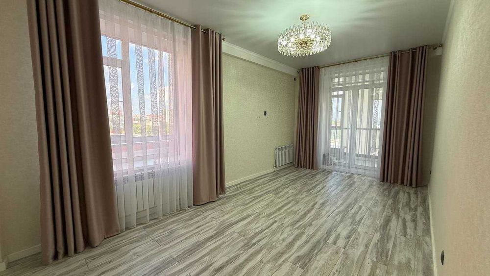 2ком, Жана Кала, 73кв, 3 этаж, первая линия