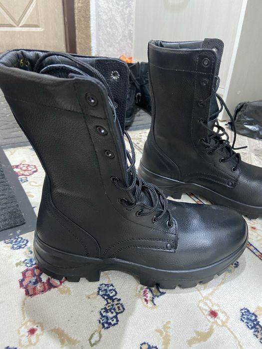 Кожаные,зимние берцы