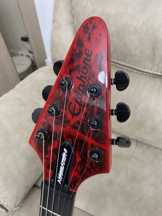 Chitara electrica Epiphone Jeff Waters Signature "Annihilation-II" Flying V