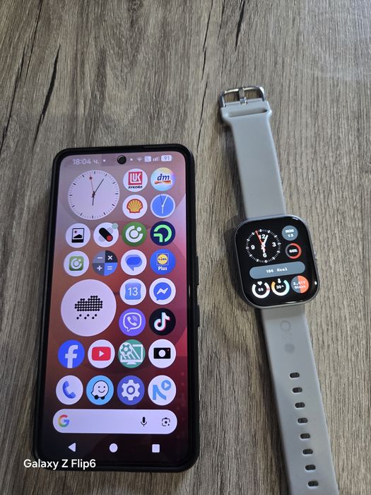 Телефон и часовник комплект на Nothings  phone 3A