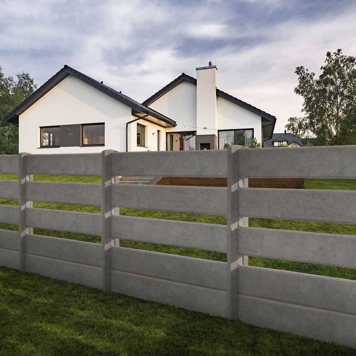 Gard decorativ din beton armat Arges