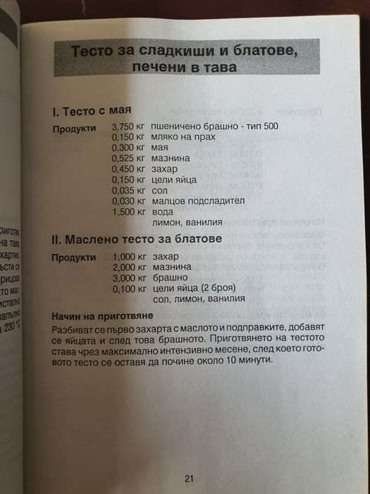 Хляб, закуски и сладкарски изделия от Германия