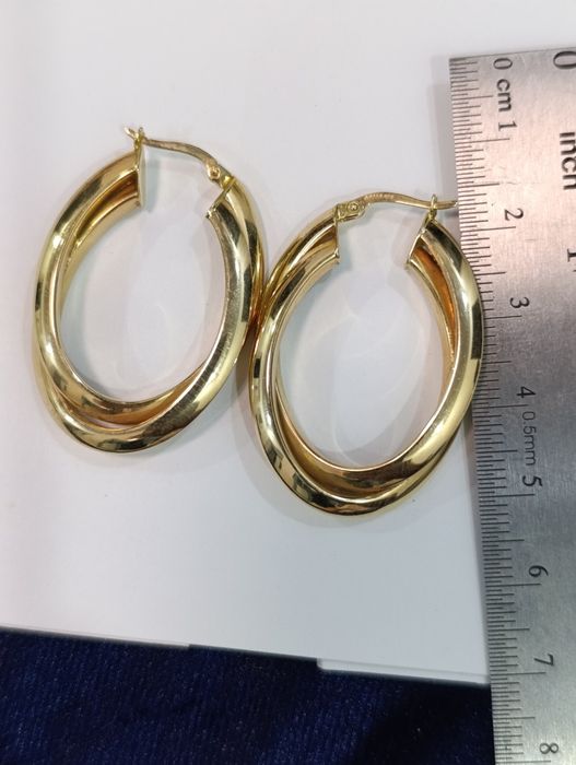 Arpaş ,Турецкая компания Тилла зирак,Золотые серьги, Проба 585, вес 5,