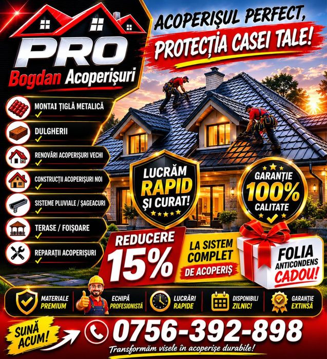Acoperisurii complete si dulgheri