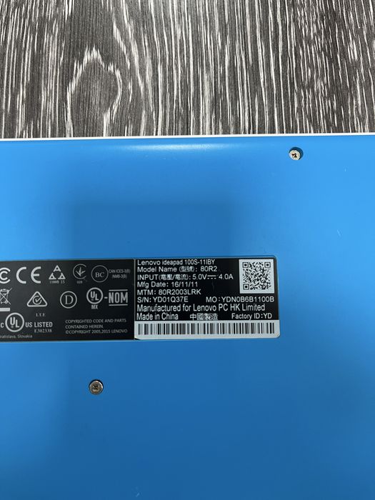 Рабочий ноутбук lenovo