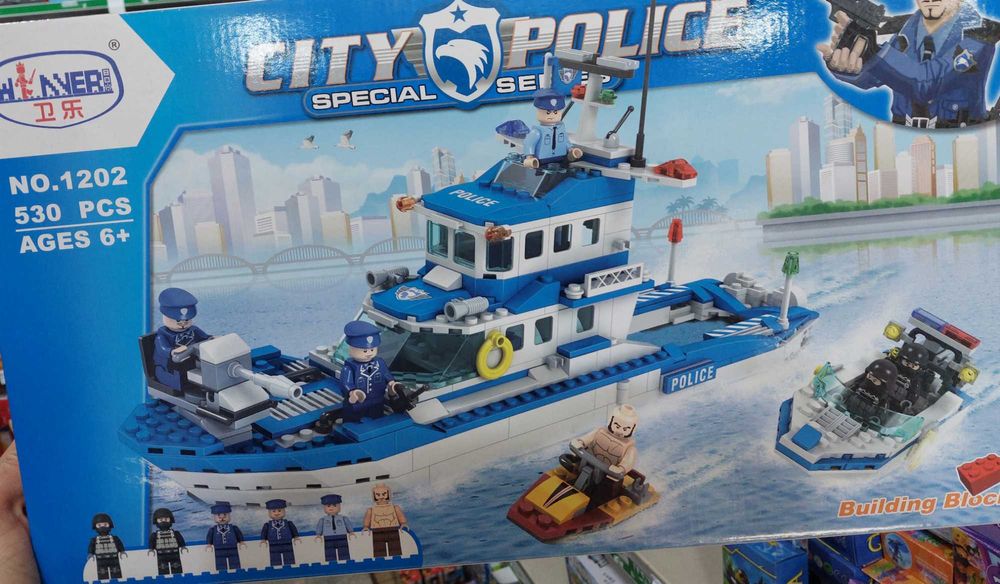 Голям Конструктор Майнкрафт , Minecraft Frozrn frieds police ninjago