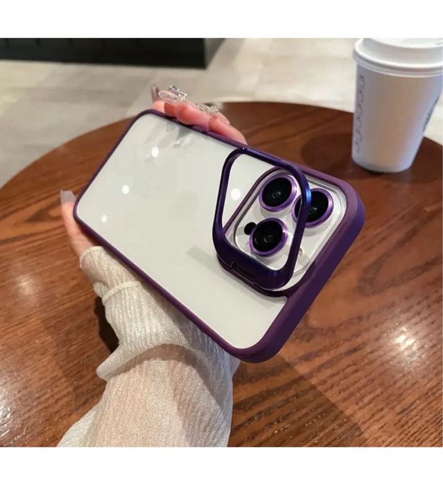 Iphone 14/15/16/PRO/PRO MAX/PLUS Husa Plexi + Folie Camera + Folie