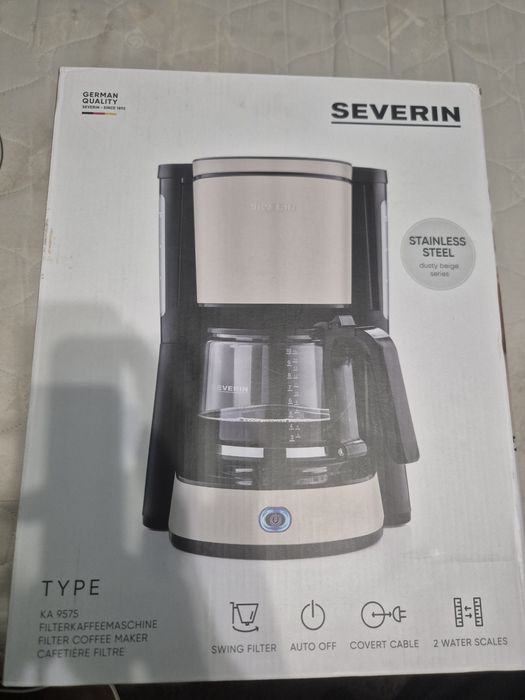 Кафемашина Severin КA 9575, 1000 W, бежава/бяла