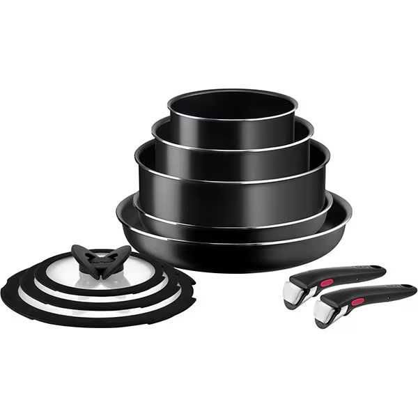 Set tigai TEFAL Easy Cook 10 piese vase maner capac 16-28cm nou cutie
