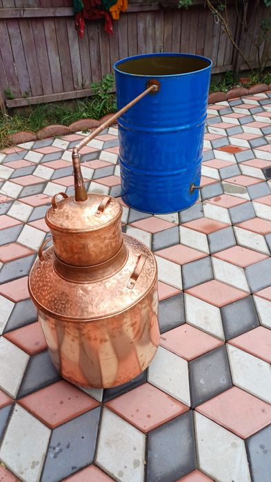 Cazane tuica de cupru și inox